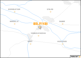 map of Balpyk Bi