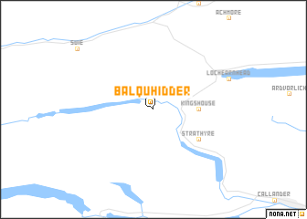 map of Balquhidder