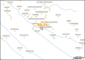 map of Bāl Rū