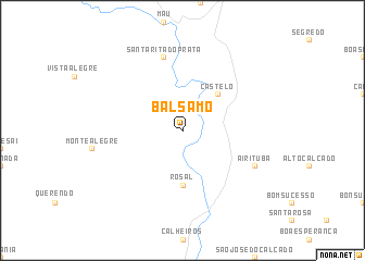 map of Bálsamo