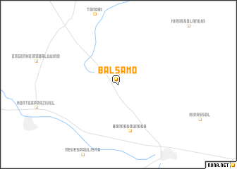 map of Bálsamo
