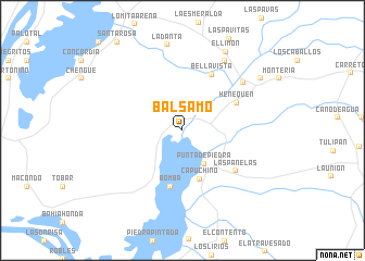 map of Bálsamo