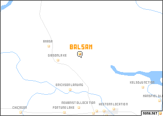 map of Balsam