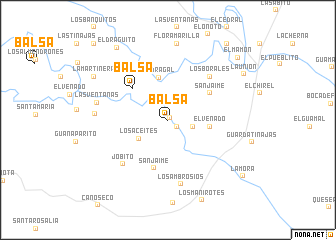 map of Balsa