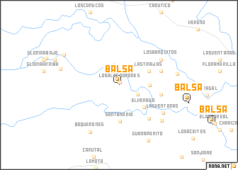 map of Balsa