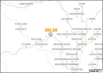 map of Balsa