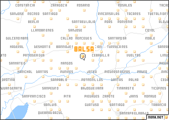 map of Balsa