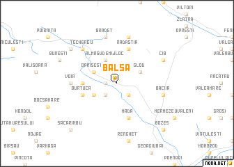 map of Balşa