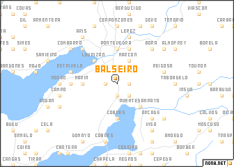 map of Balseiro