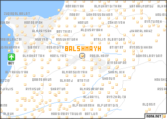 map of Ba‘lshmayh