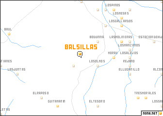 map of Balsillas