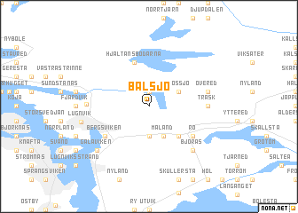 map of Bålsjö