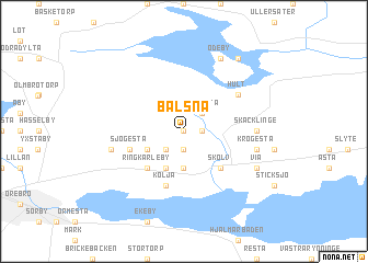 map of Balsna