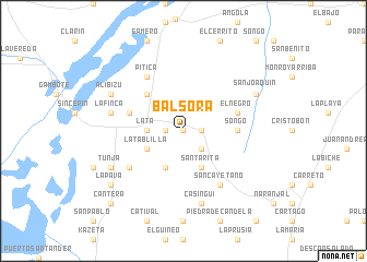 map of Balsora