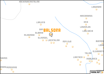 map of Balsora