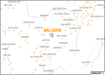 map of Balsora
