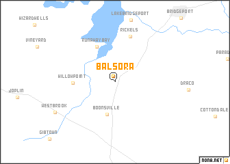 map of Balsora