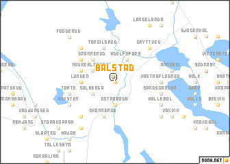 map of Bålstad