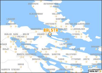 map of Bålsta