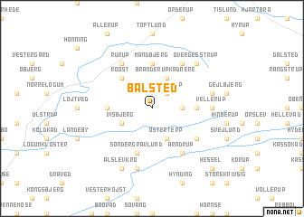 map of Bålsted