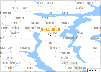 map of Bälsunda