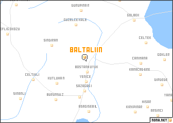 map of Baltalıın