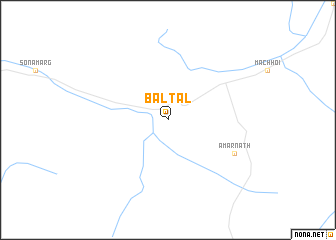 map of Bāltal