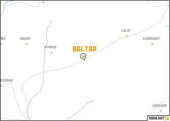 map of Baltap