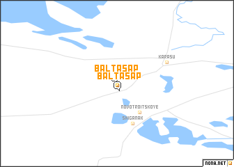 map of Baltasap