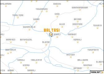 map of Baltaşı