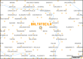 map of Balta Tocila