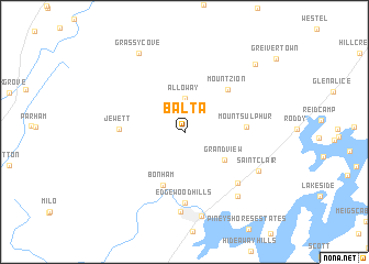 map of Balta