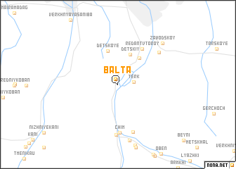 map of Balta