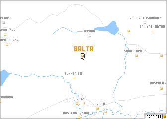 map of Balta