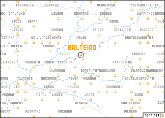 map of Balteiro