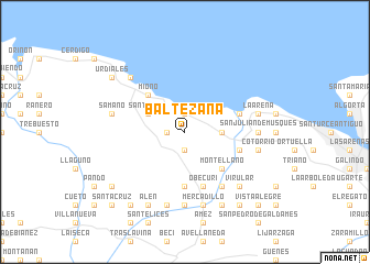 map of Baltezana