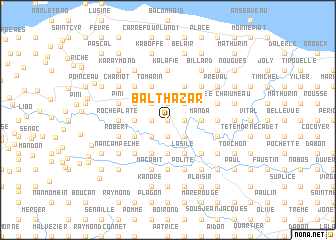 map of Balthazar