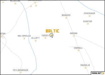 map of Baltic