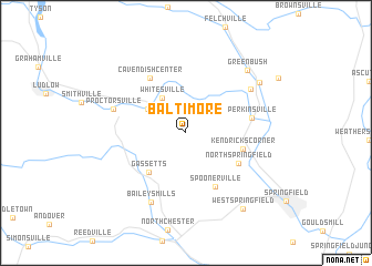 map of Baltimore