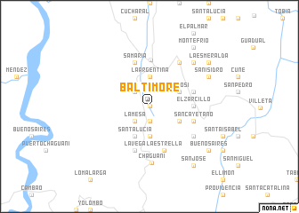 map of Baltimore