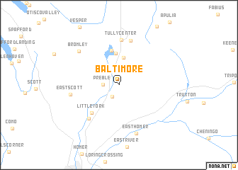 map of Baltimore