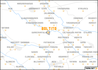 map of Băltiţa