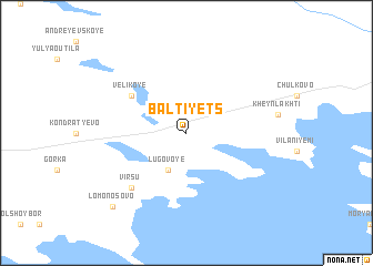 map of Baltiyets