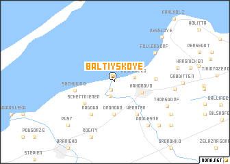 map of Baltiyskoye