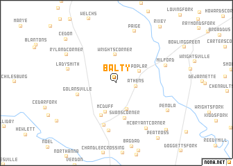 map of Balty