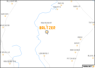 map of Baltzer