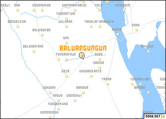 map of Balu Argungun
