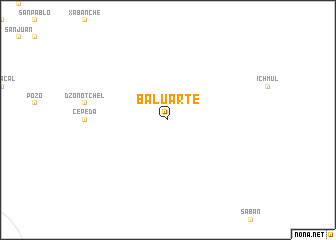 map of Baluarte