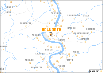 map of Baluarte