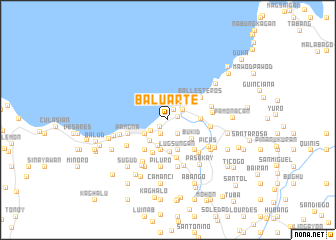 map of Baluarte